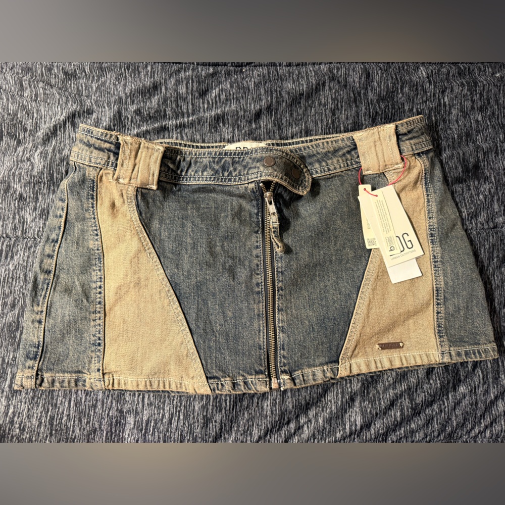 BDG denim mini skirt